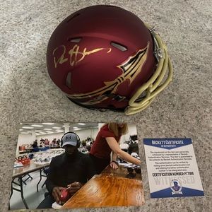 Deion Sanders Autographed Mini Helmet